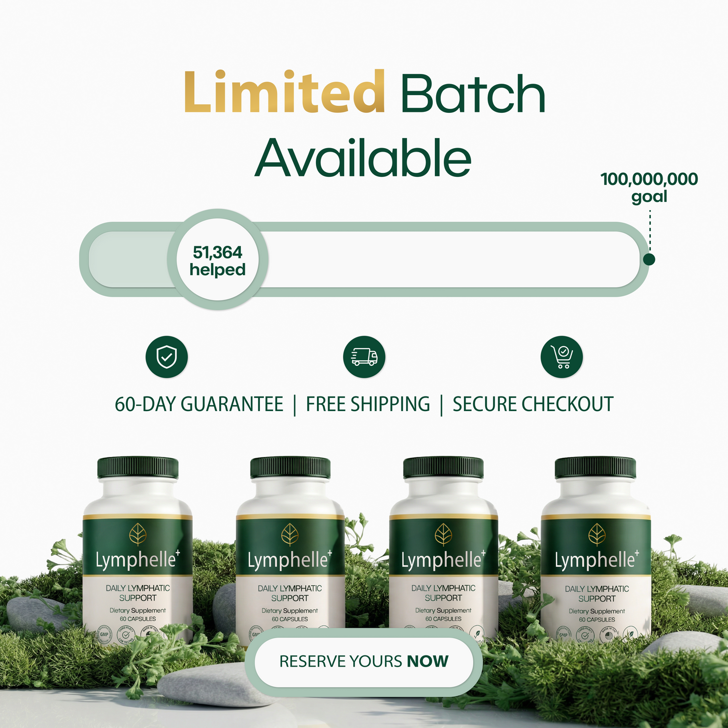 New Maximum Potency Formula - Lymphatic Drainage Capsules by Lymphelle™