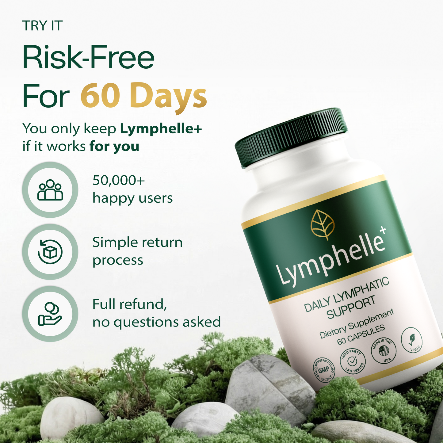 New Maximum Potency Formula - Lymphatic Drainage Capsules by Lymphelle™