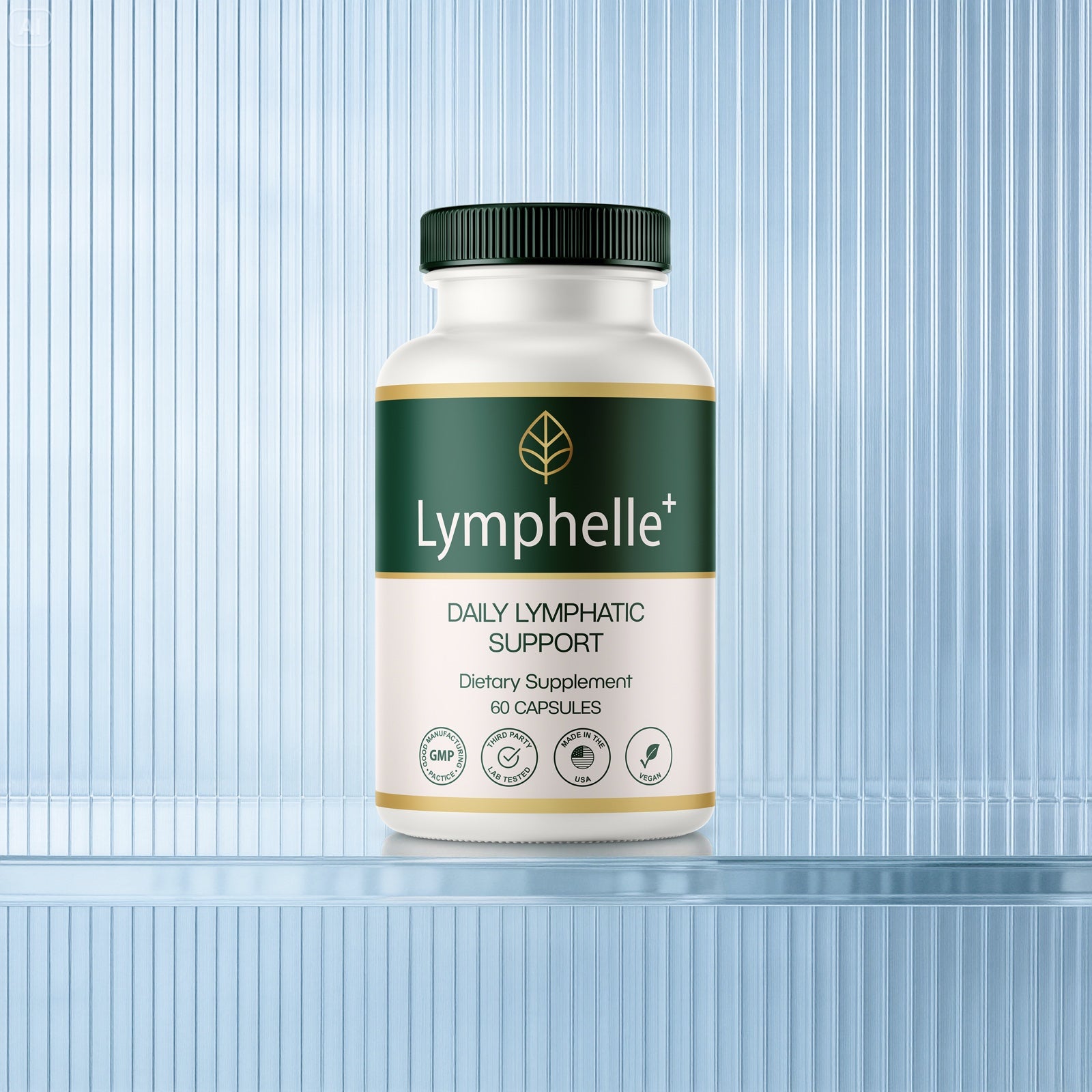 Lymphelle+ Daily Lymphatic Support — Dietary Supplement, 60 Capsules